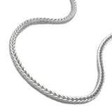 Kette Fuchsschwanz rund Silber 925