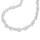 Armband 3,8mm Scrollmuster Silber 925 19cm