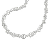 Kette 3,8mm Scrollmuster Silber 925 50cm