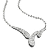 Kette 1,7mm Anhänger mit Zirkonias rhodiniert Silber 925 43cm