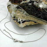 Kette, Anhänger, rhodiniert Silber 925