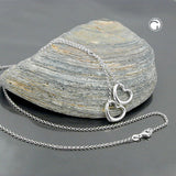 Kette Y-Kette mit 2 Herzen, Silber 925