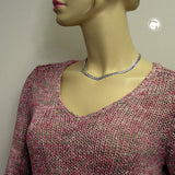 Kette, matt-glänzend, Silber 925