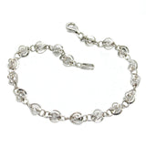 Armband Fantasie, rhodiniert, Silber 925