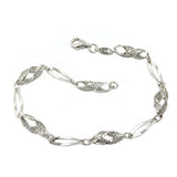 Armband Fantasie, rhodiniert, Silber 925