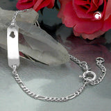 Schildband für Kinder, Silber 925