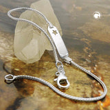 Schildband für Kinder, Silber 925