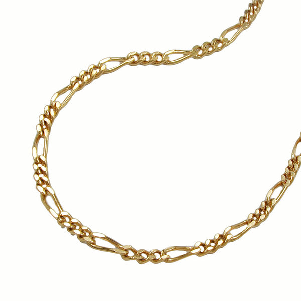 Kette 2mm Figaro-Panzer vergoldet AMD 60cm