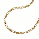 Kette 2mm Figaro-Panzer vergoldet AMD 60cm