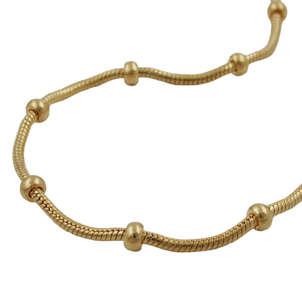 Kette 1,4mm Schlange mit Kugeln AMD
