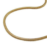 Kette Schlangenkette 1,5mm vergoldet AMD 42cm