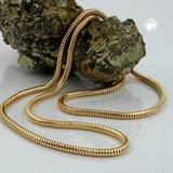 Kette, 2,4mm Schlangenkette glatt, AMD