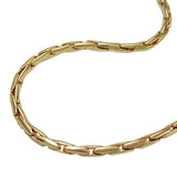 Kette 1,7mm Kobrakette rund glänzend vergoldet AMD 50cm