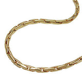 Kette 1,7mm Kobrakette rund glänzend vergoldet AMD 50cm
