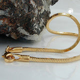 Armband 1,6mm Vierkant diamantiert vergoldet AMD 19cm
