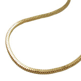 Armband 1,6mm Vierkant diamantiert vergoldet AMD 19cm