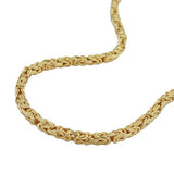 Kette Königskette 3x3mm vierkant diamantiert vergoldet AMD 70cm