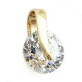 Anhänger, Zirkonia beweglich, 9Kt GOLD