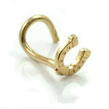 Nasenstecker, Hufeisen, 18Kt GOLD