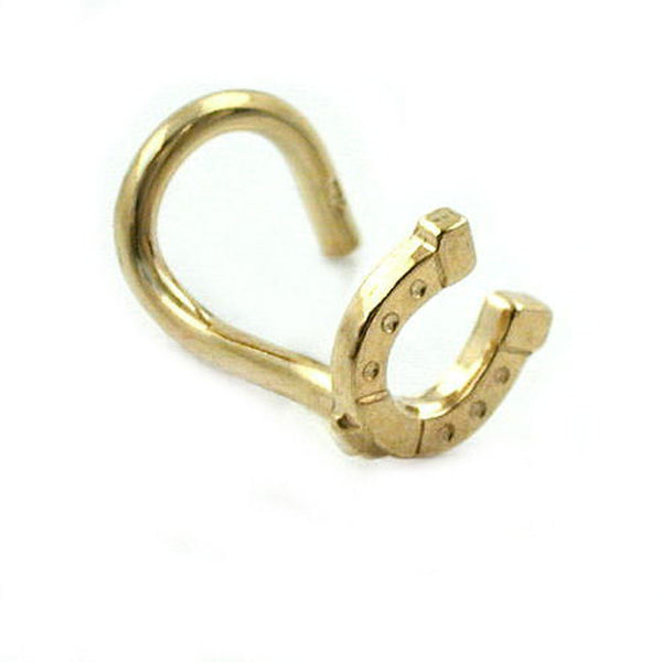 Nasenstecker, Hufeisen, 18Kt GOLD