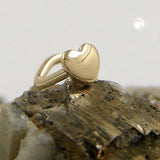Nasenstecker, kleines Herz, 18Kt GOLD