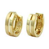 Creole, 12mm matt-glänzend, 9Kt GOLD