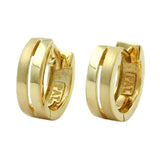 Creole, 12mm matt-glänzend, 9Kt GOLD