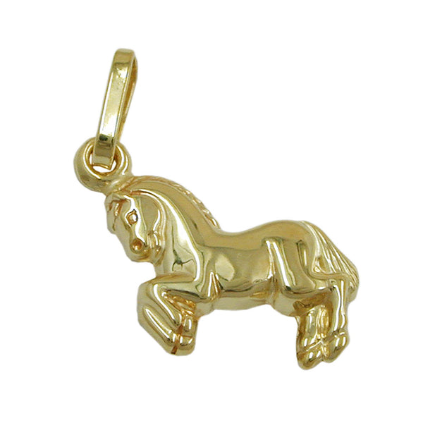 Anhänger, Pferd, 9Kt GOLD