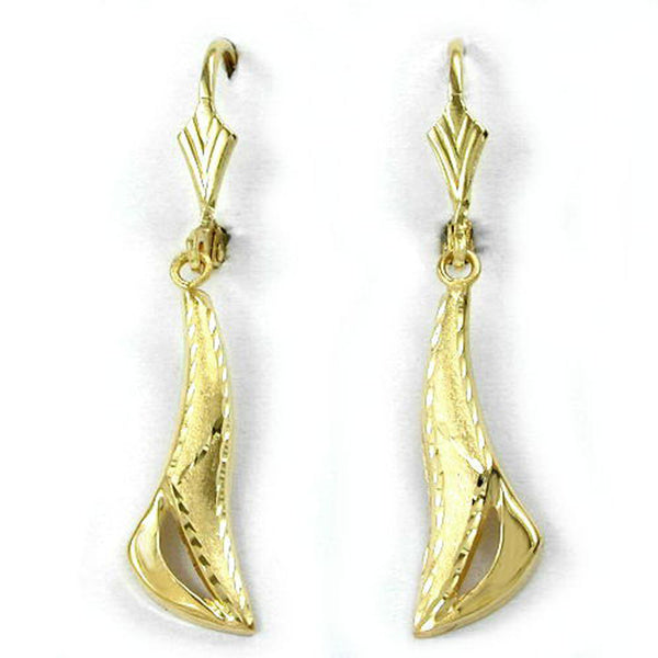 Brisur, Ohrbehang diamantiert, 9Kt GOLD