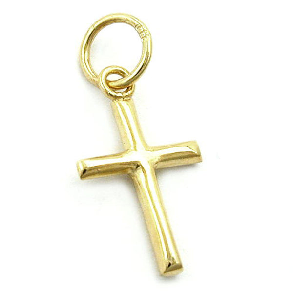 Anhänger, kleines Kreuz, 8Kt GOLD