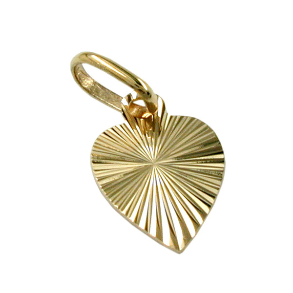 Anhänger, Herz diamantiert, 14Kt GOLD