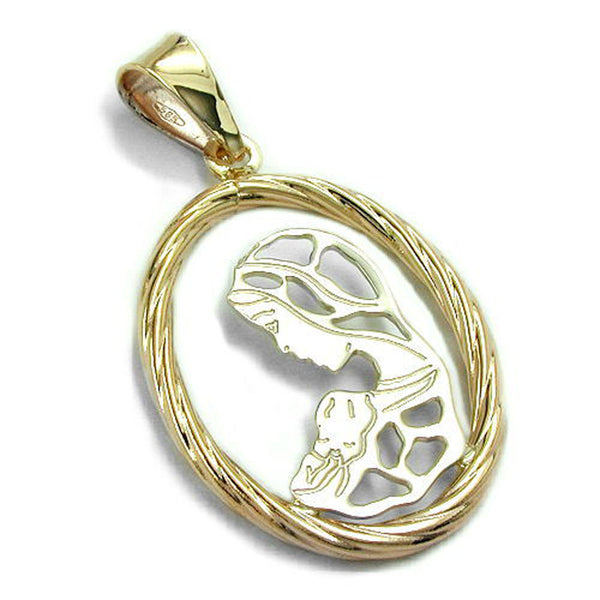 Anhänger, Maria mit Jesuskind, 14Kt GOLD