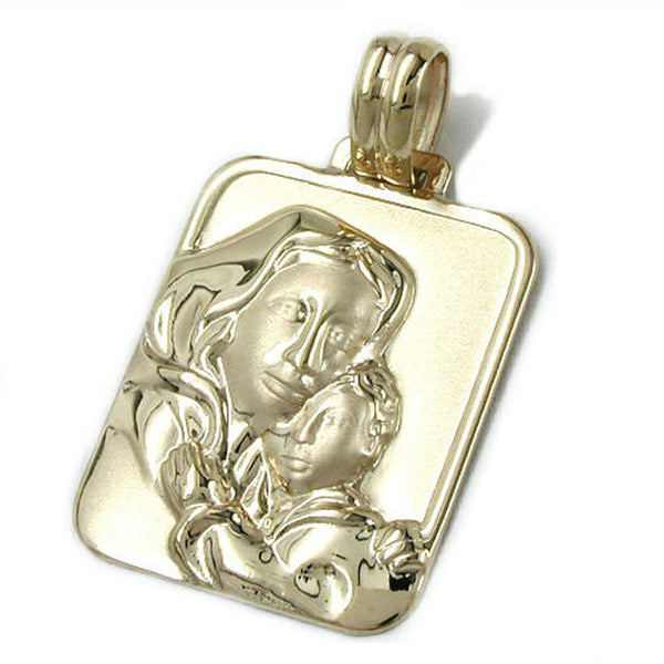 Anhänger, Maria mit Jesuskind, 14Kt GOLD