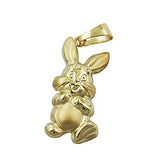 Anhänger Hase 20x11mm 9Kt GOLD