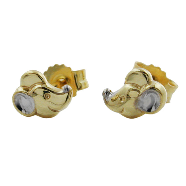 Stecker, Mauskopf, 9Kt GOLD