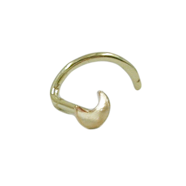 Nasenstecker, kleiner Mond, 14Kt GOLD