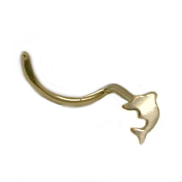 Nasenstecker, kleiner Delfin 14Kt GOLD