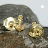 Stecker 5x4mm kleiner Anker 9Kt GOLD