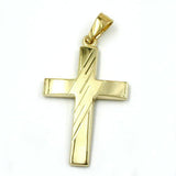 Anhänger, Kreuz diamantiert, 14Kt GOLD
