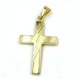 Anhänger, Kreuz diamantiert, 14Kt GOLD