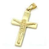 Anhänger, Kreuz mit Jesus, 14Kt GOLD