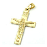 Anhänger, Kreuz mit Jesus, 14Kt GOLD