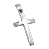Anhänger Kreuz diamantiert 14K Weißgold