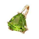 Anhänger, Zirkonia olivine, 9Kt GOLD