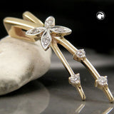 Anhänger, 7x Zirkonia, 9Kt GOLD