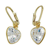 Brisur, Zirkonia-Herz, 9Kt GOLD