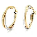 Creole, Gelbgold und Weißgold, 9Kt GOLD