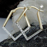 Creole, Gelbgold und Weißgold, 9Kt GOLD
