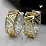 Creole, Gelbgold und Weißgold, 9Kt GOLD