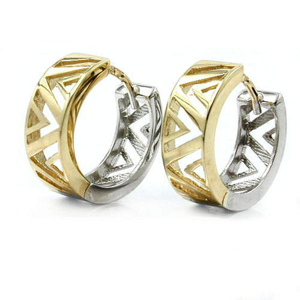 Creole, Gelbgold und Weißgold, 9Kt GOLD